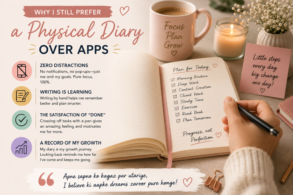 My Productivity Secret: Why I Still Prefer a Physical Diary over Apps Image 9 1024x683